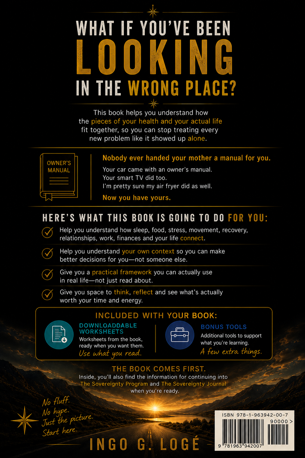 Back cover of The Black Book of Wellness