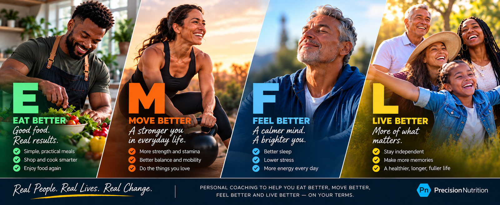 Eat Better, Move Better, Feel Better, Live Better